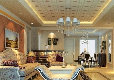 300 × 450 مم الألومنيوم سقف لوحة الرطوبة Protectiong للديكور الداخلي